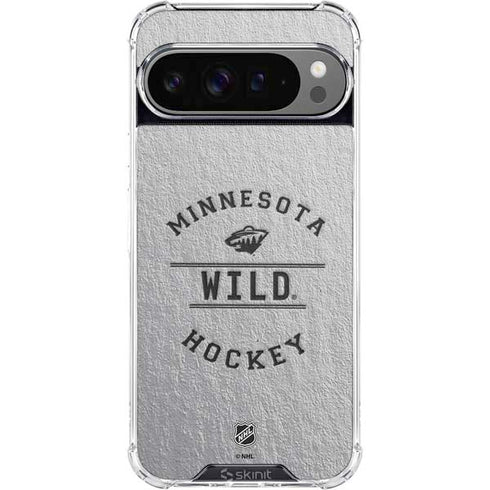 NHL Minnesota Wild Black Text Google Pixel 10 Pro XL Clear Case